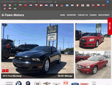 Tablet Screenshot of g-townmotors.com